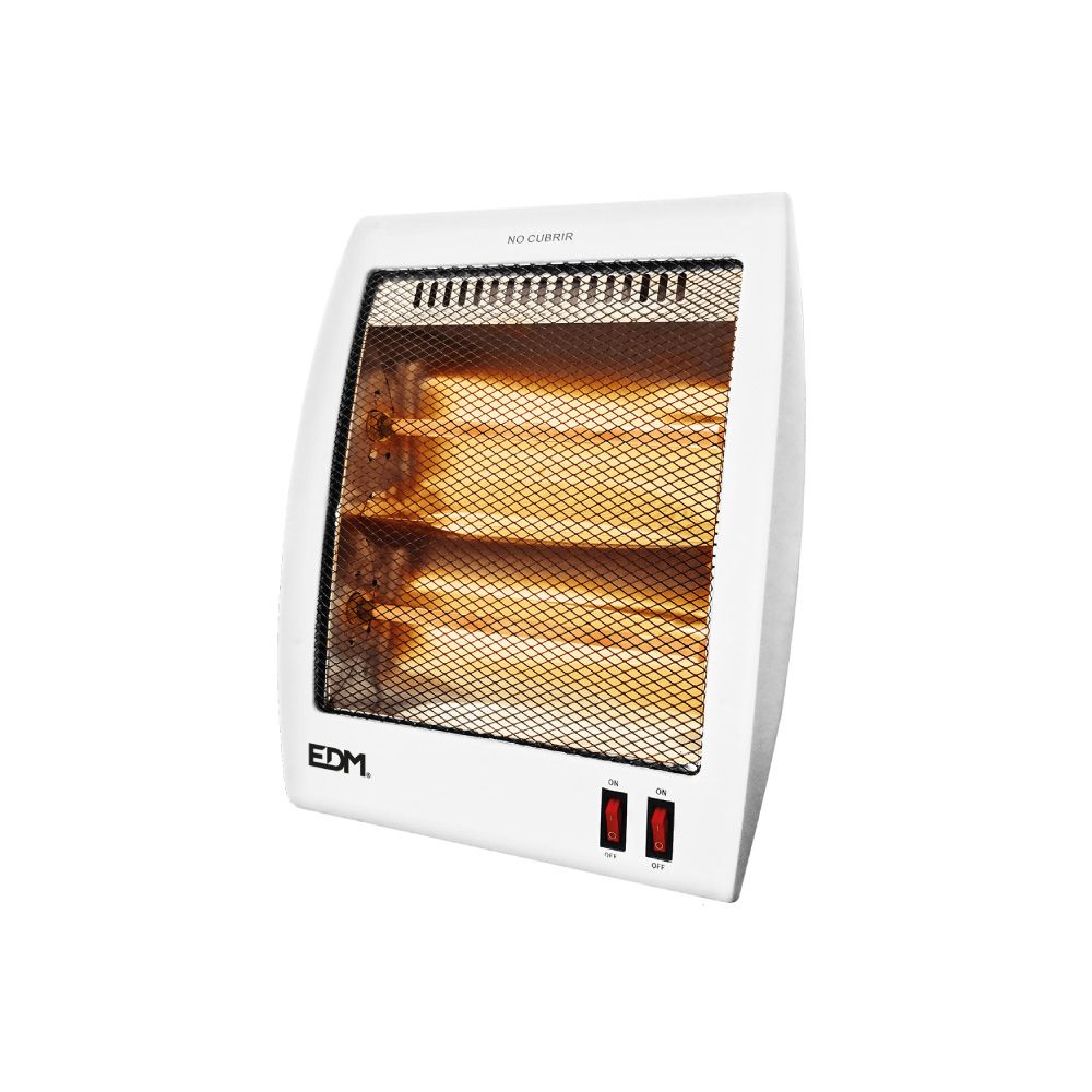 ESTUFA DE CUARZO CON SISTEMA ANTI - VUELCO 400 / 800 W, 30 x 13,5 x 37 cm