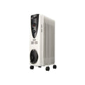 RADIADOR DE ACEITE 2000 W CON 9 ELEMENTOS, 45,5 x 16,5 x 73 cm