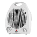 CALEFACTOR COMPACTO 1000 - 2000 W BLANCO, 21 x 12,5 x 27 cm