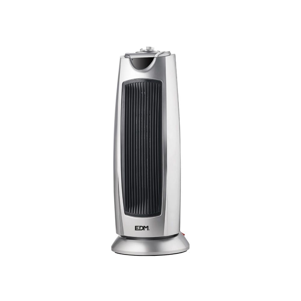 CALEFACTOR DE TORRE CERÁMICO OSCILANTE MODELO SILVER 1000 - 2000 W, 21,2 x 23,2 x 55,5 cm