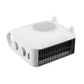 CALEFACTOR COMPACTO VERTICAL/HORIZONTAL 1.000 - 2.000 W BLANCO, 22,3 x 12 x 22,6 cm