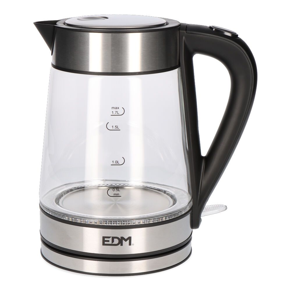 HERVIDOR CRISTAL ACERO INOX 1850-2200 W 1,7 L