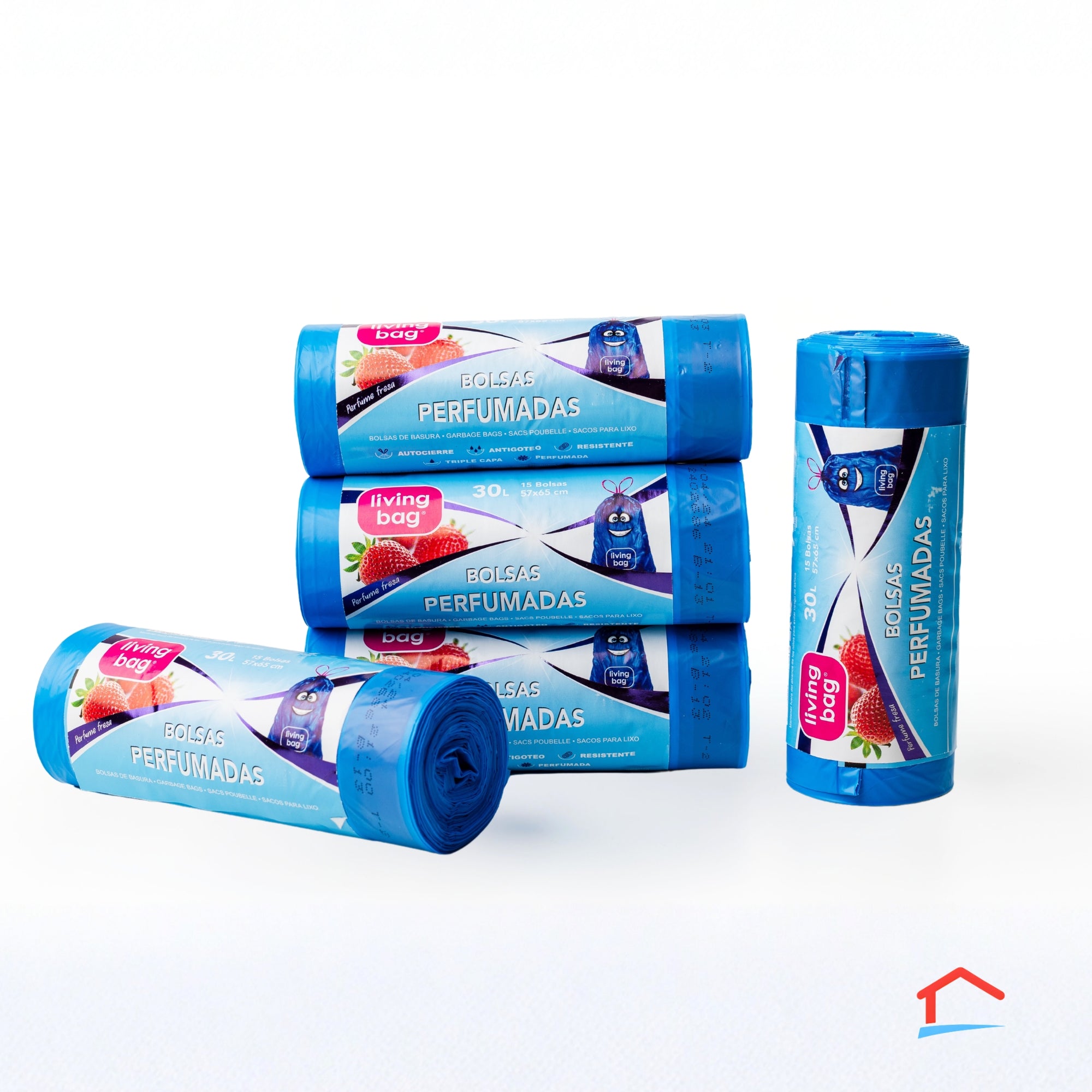 Pack Bolsas de Basura Perfumadas (5uds.) - 3 colores a elegir
