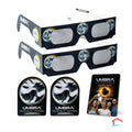 Pack Eclipse Solar - 2 Gafas + 2 Filtros para móvil