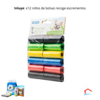 Kit para perros - Empapadores, sticks de proteina, shampoo y bolsas recoge escrementos