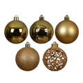 Bolas de Navidad doradas · Ø6 cm · Caja de 35