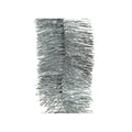 Espumillón plateado brillante · 270 cm