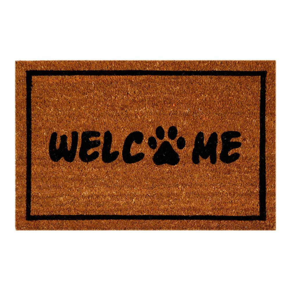 Felpudo coco Welcome Huella 60x40cm
