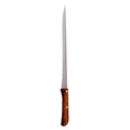 CUCHILLO JAMONERO CON MANGO DE MADERA 36,5 cm