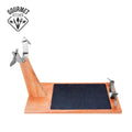 JAMONERO TOP LINE MADERA DE CAUCHO CON BASE CERÁMICA 43,8 x 19,5 x 30,5 cm