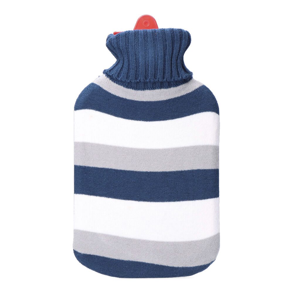 Bolsa de agua caliente 2L Rayas Azules