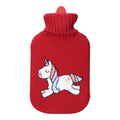 Bolsa de agua caliente 2L Unicornio Rojo