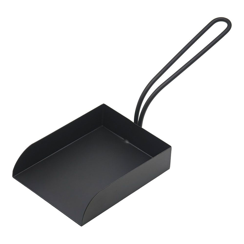 Recogedor de cenizas metálico negro