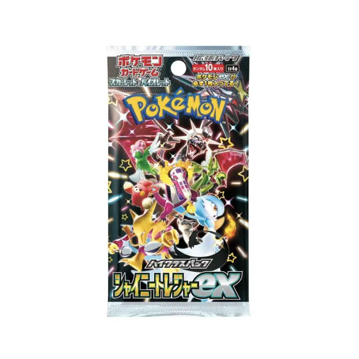Pokémon Shiny Treasure ex SV4A · Sobre individual · Japonés