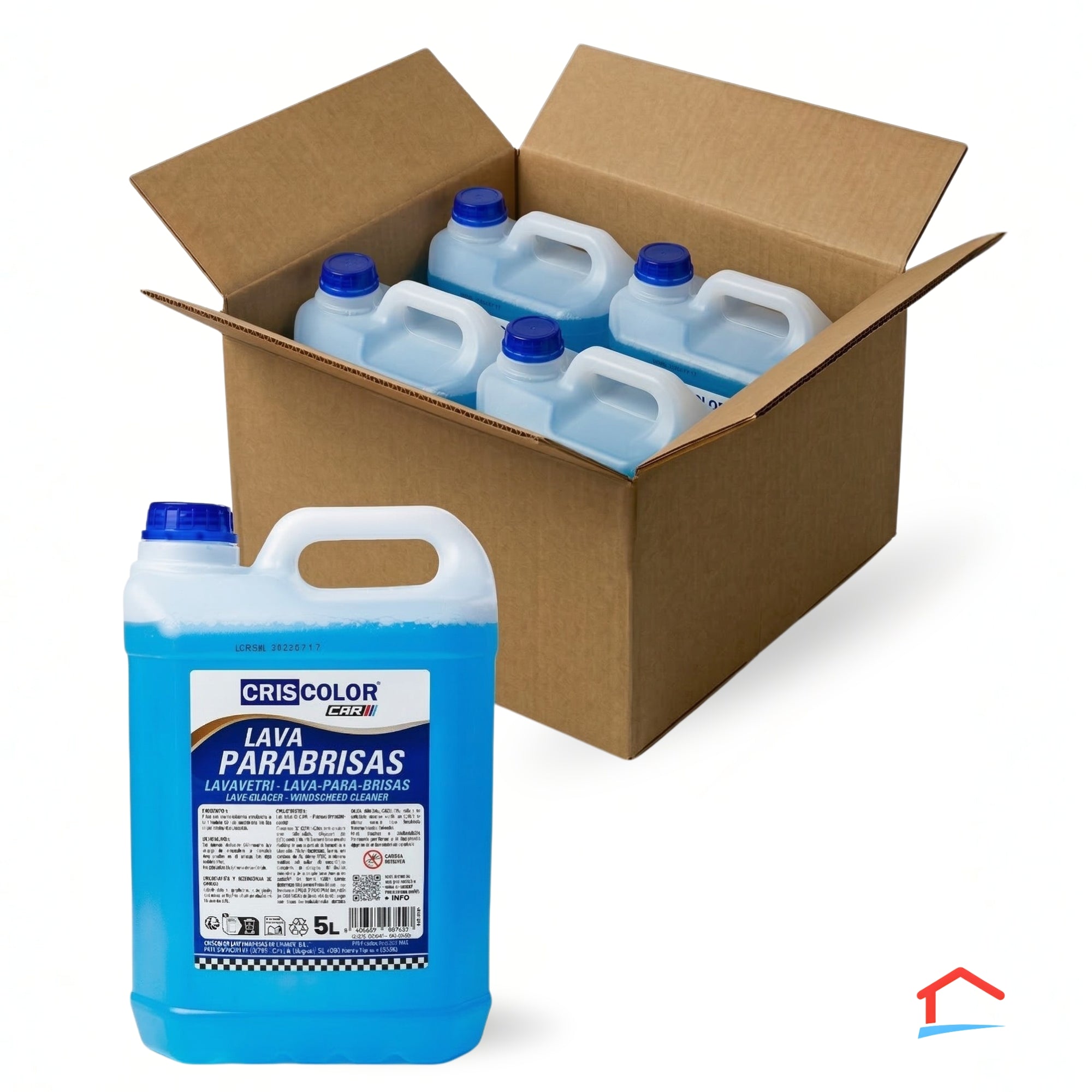 Big Pack - Paq. de 4 garrafas de 5L de líquido limpiaparabrisas